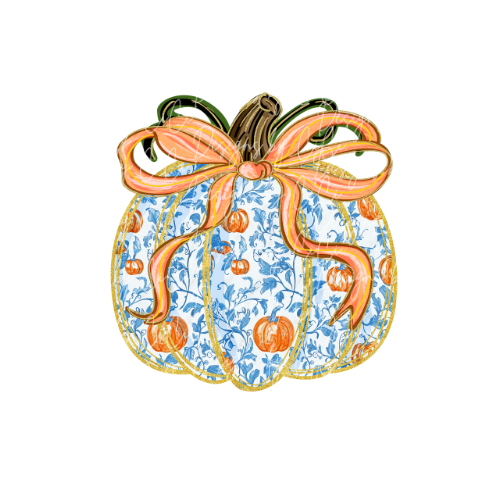 Pumpkin with Mini Orange Pumpkins