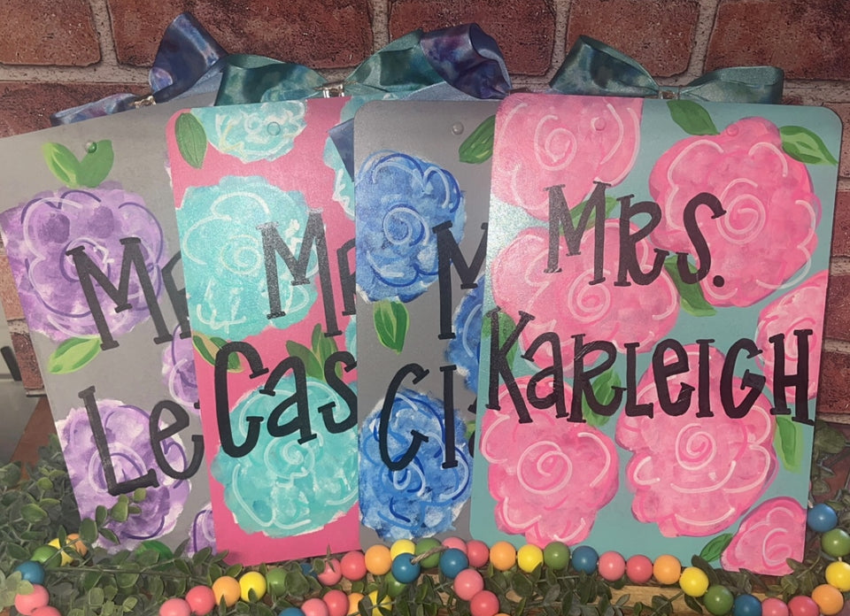 Hand Painted Clipboards