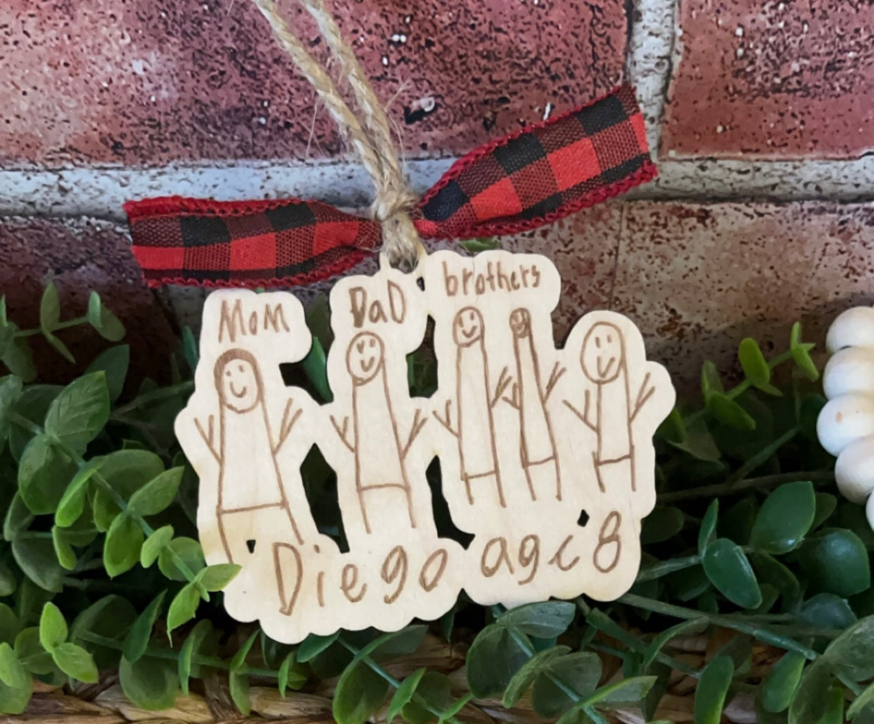 Kid Drawn Ornament