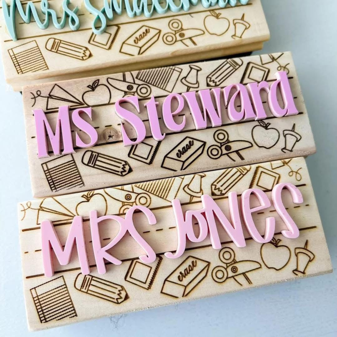 Personalized Whiteboard Erasers