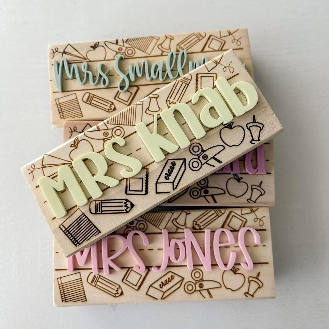 Personalized Whiteboard Erasers