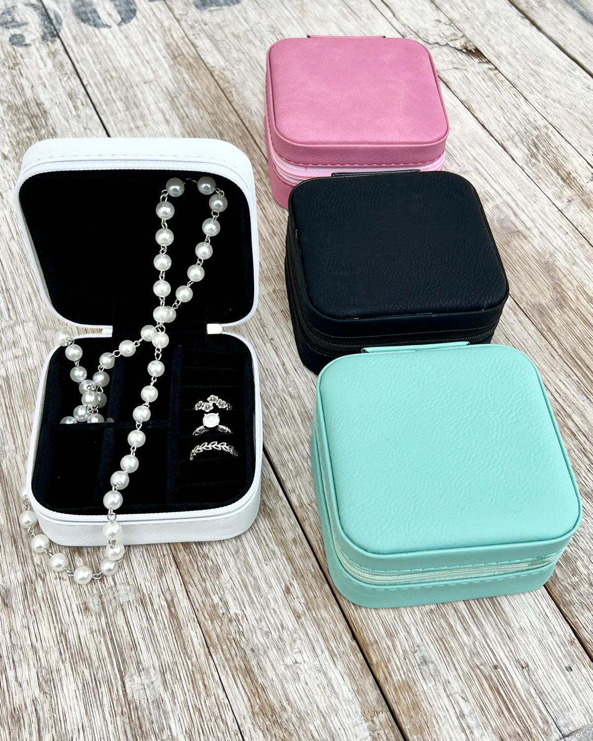 Personalized Travel Jewelry Boxes