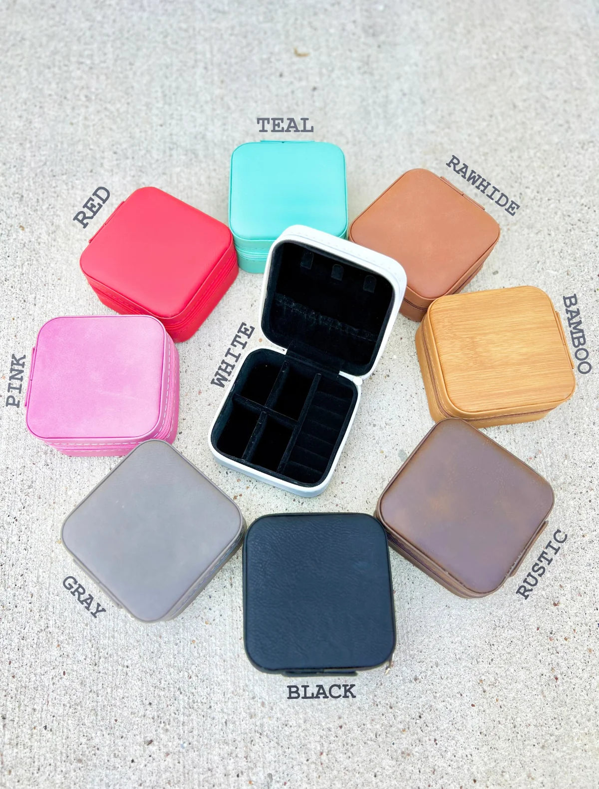 Personalized Travel Jewelry Boxes