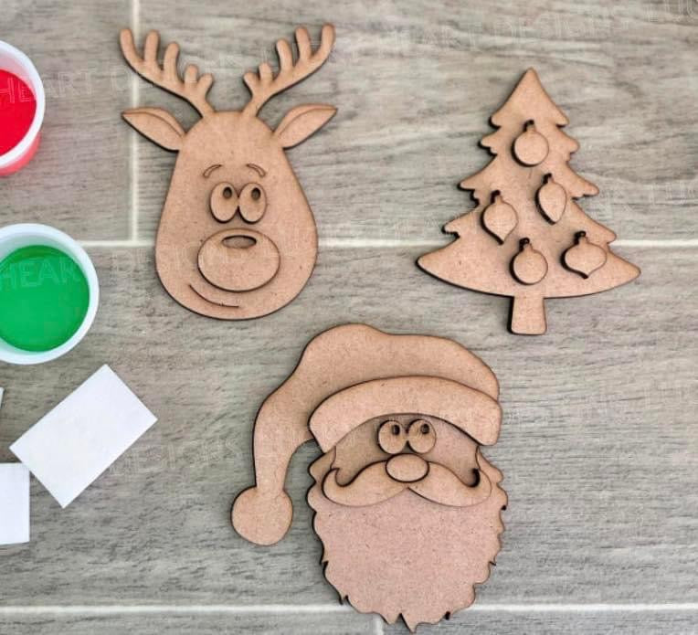 Kid's Christmas Paint Kits