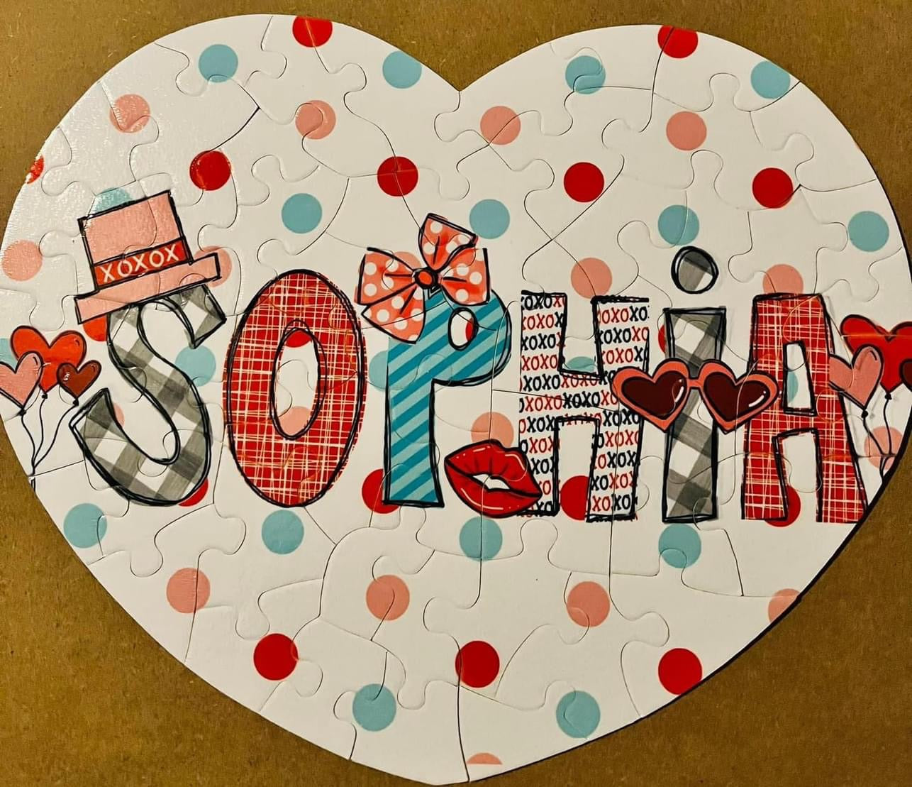 Personalized Valentine Puzzle