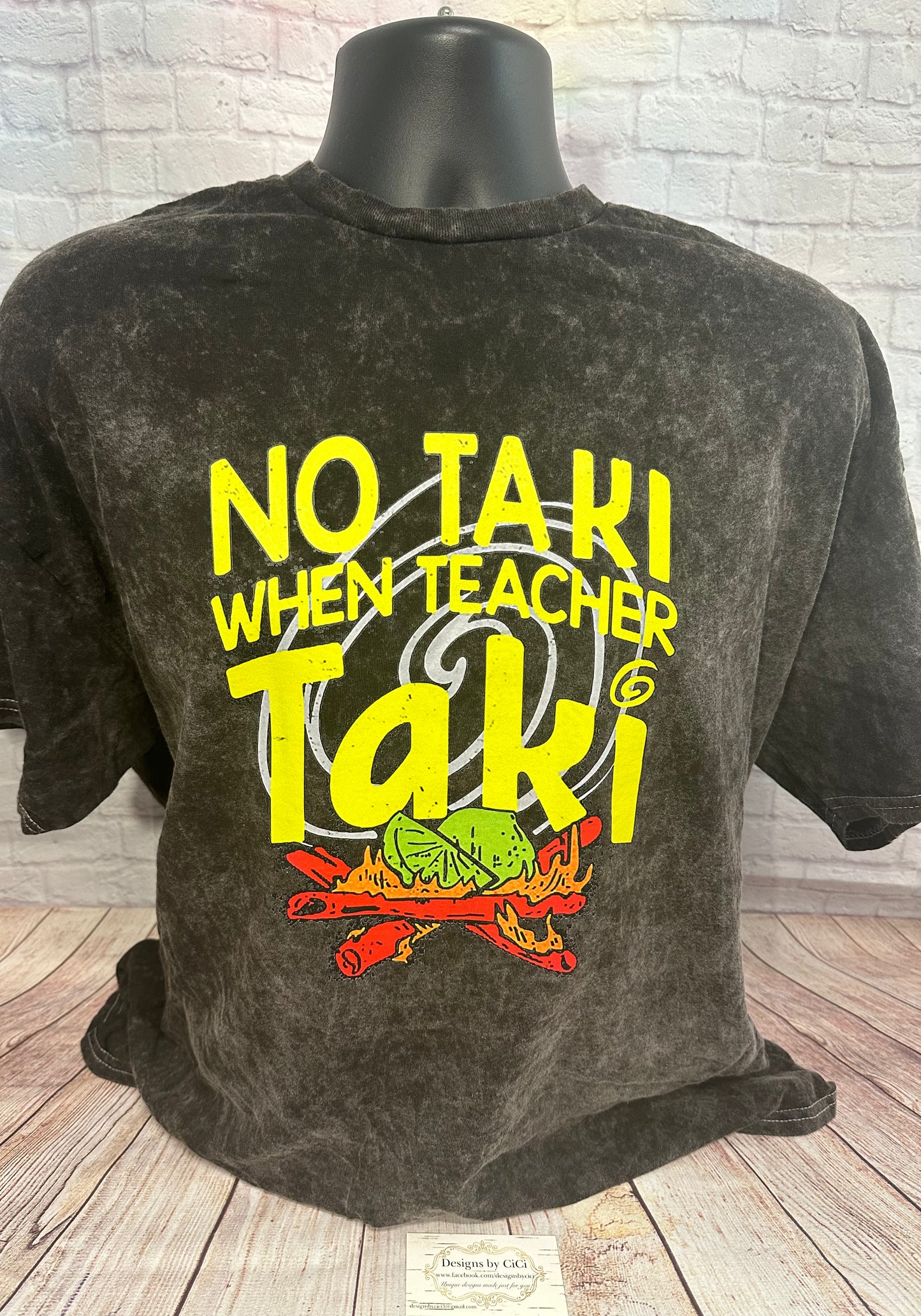 No Taki When Teacher Taki Shirt