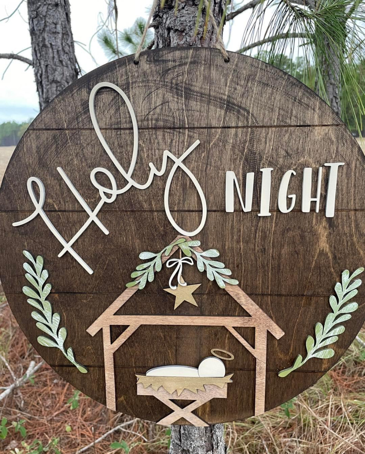 DIY Christmas Door Hanger