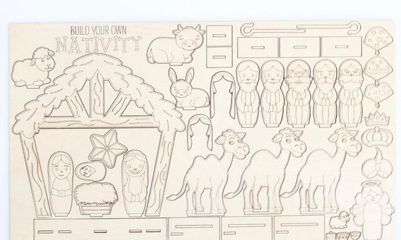 Build Your Own Nativity Kit - A Fun Christmas Craft for Kids