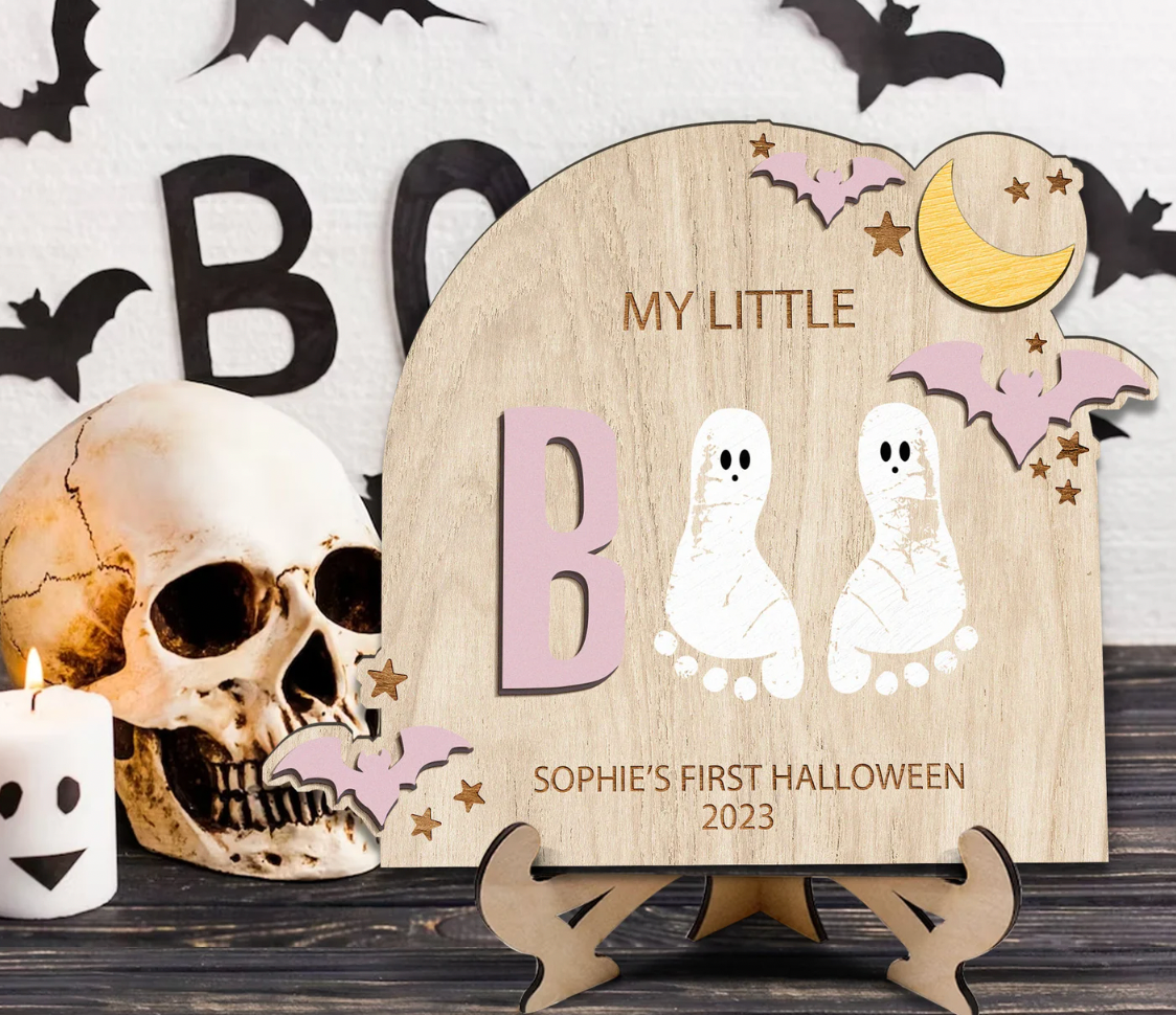 Halloween Handprint/Footprint Sign