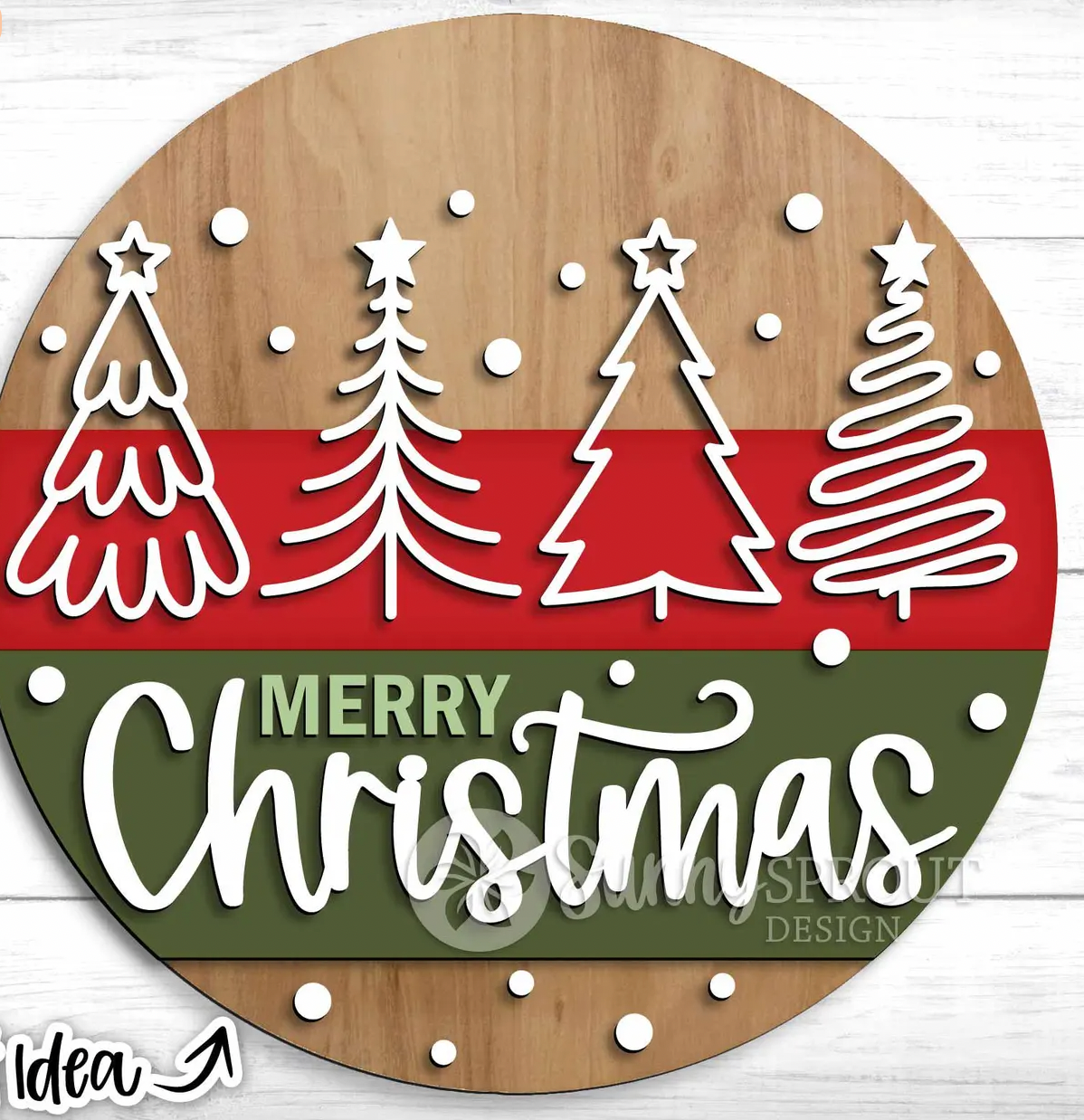 DIY Christmas Door Hanger