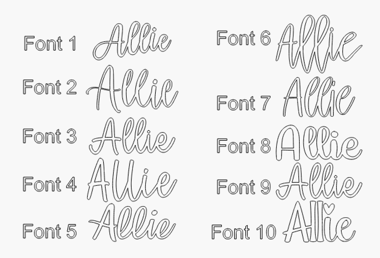 Nursery Name Sign
