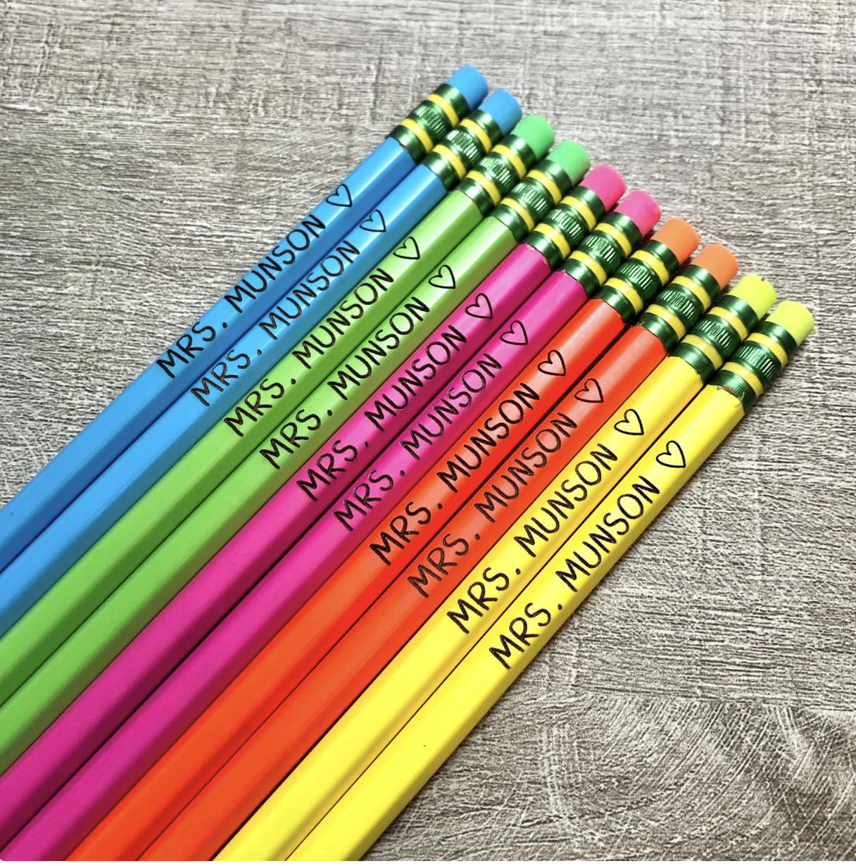 Personalized Ticonderoga Pencils