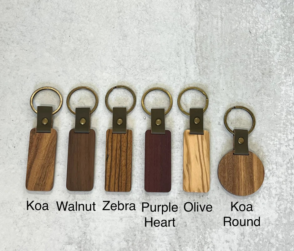 Wooden Keychain