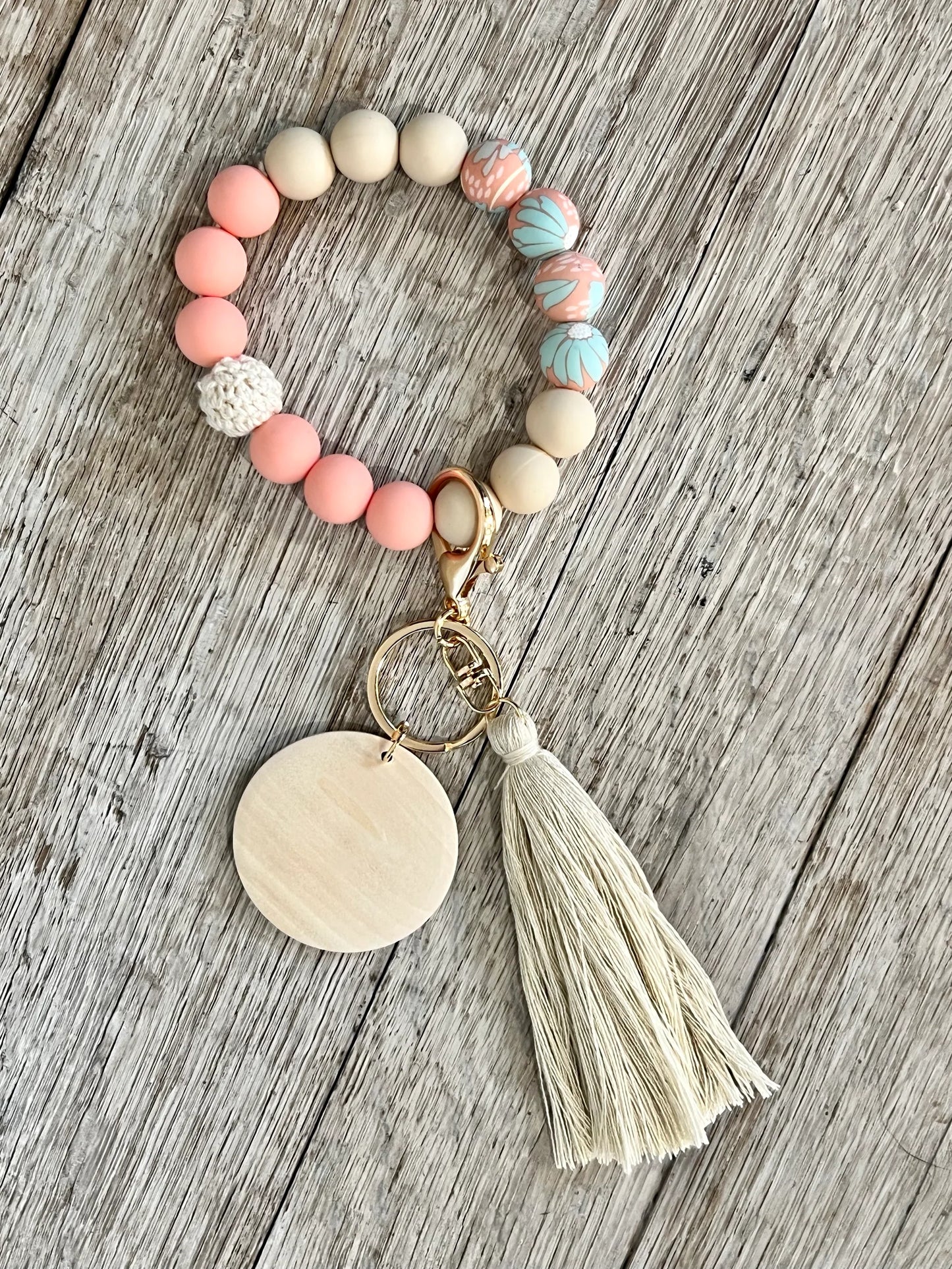 BOHO CHIC SILICONE BEADS WRISTLET BLANK