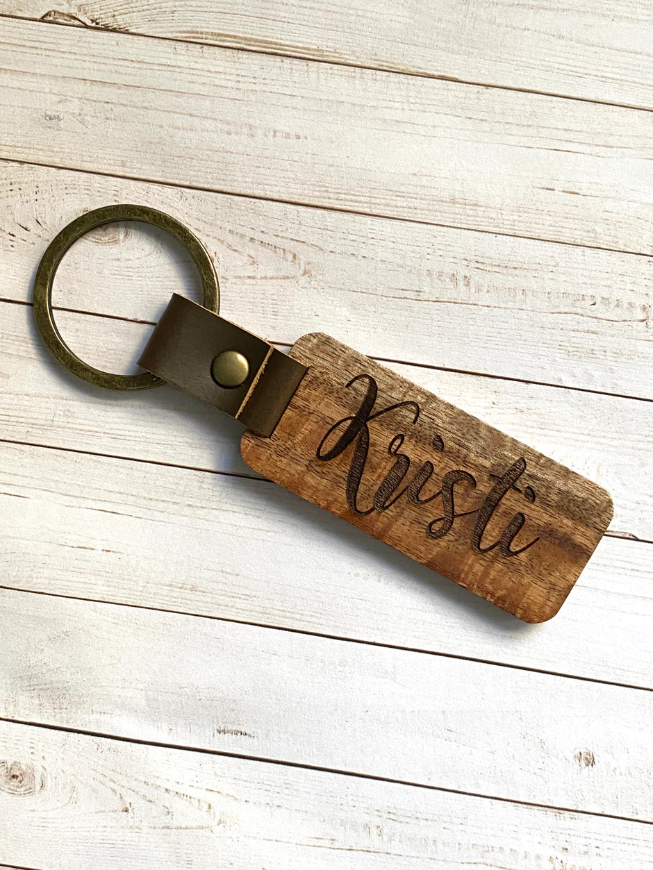 Wooden Keychain