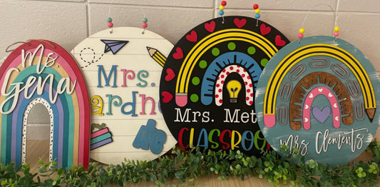 Custom Classroom Door Hanger