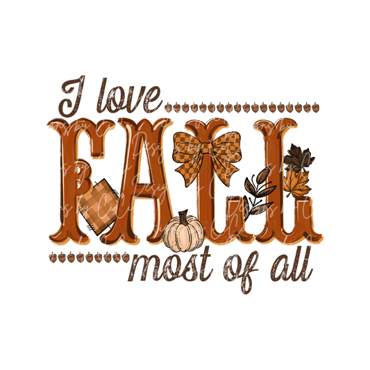 I Love Fall