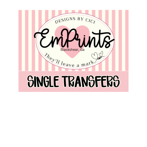 Single DTF Transfers (upload your own design)