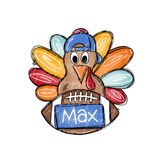 Personalized Boy Turkey