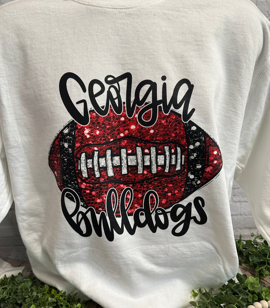 Georgia Faux Sequin Sweatshirt