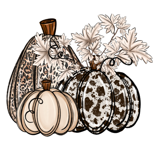 Printed Fall Pumpkins