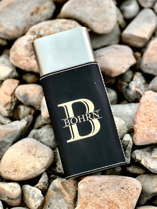 Cigar Case with Flask