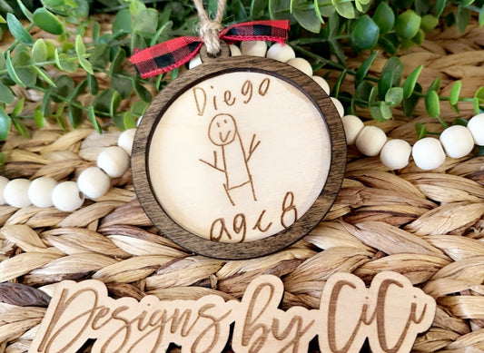 Kid Drawn Ornament