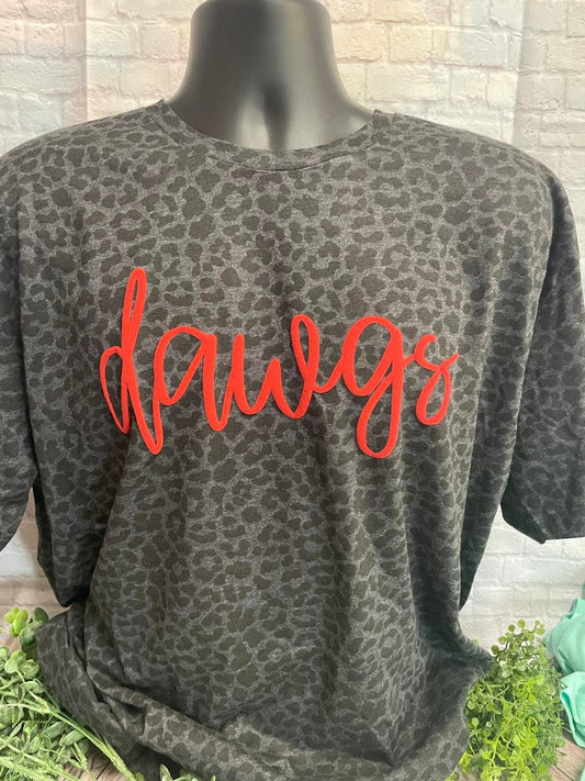 Leopard Puff Dawgs