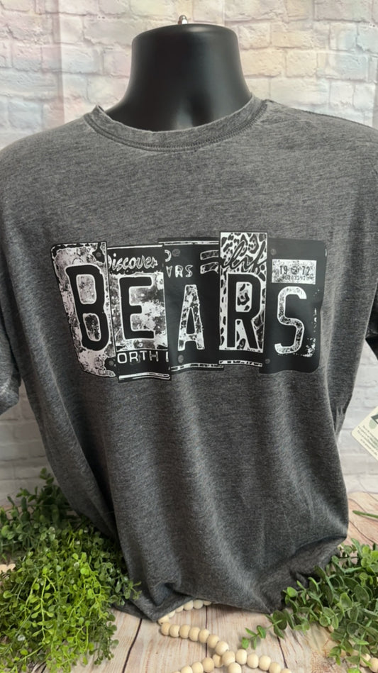 Zen Super Soft Bears License Plate Shirt