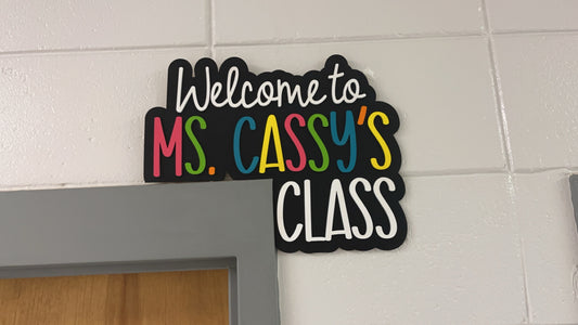 Corner Door Sign