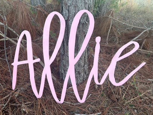 Nursery Name Sign
