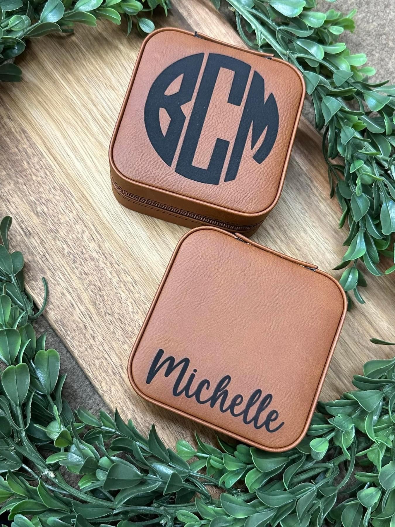 Personalized Travel Jewelry Boxes