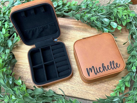 Personalized Travel Jewelry Boxes