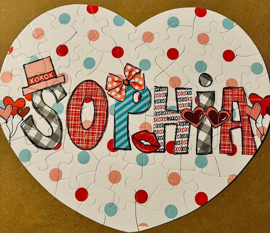 Personalized Valentine Puzzle