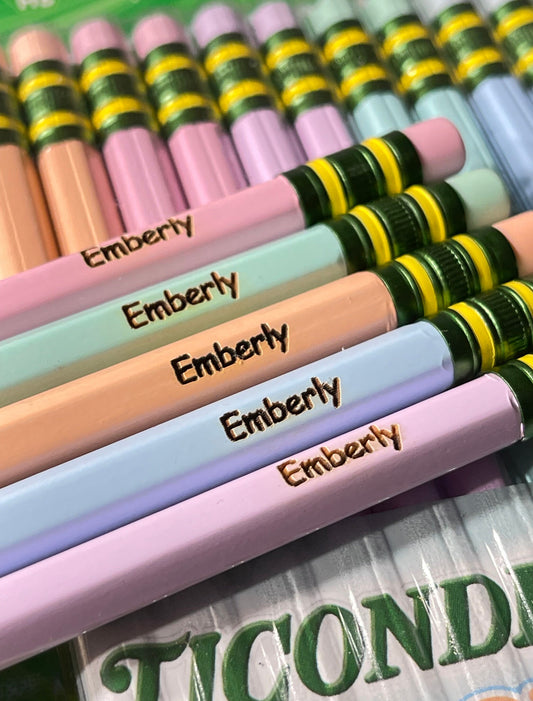 Personalized Ticonderoga Pencils