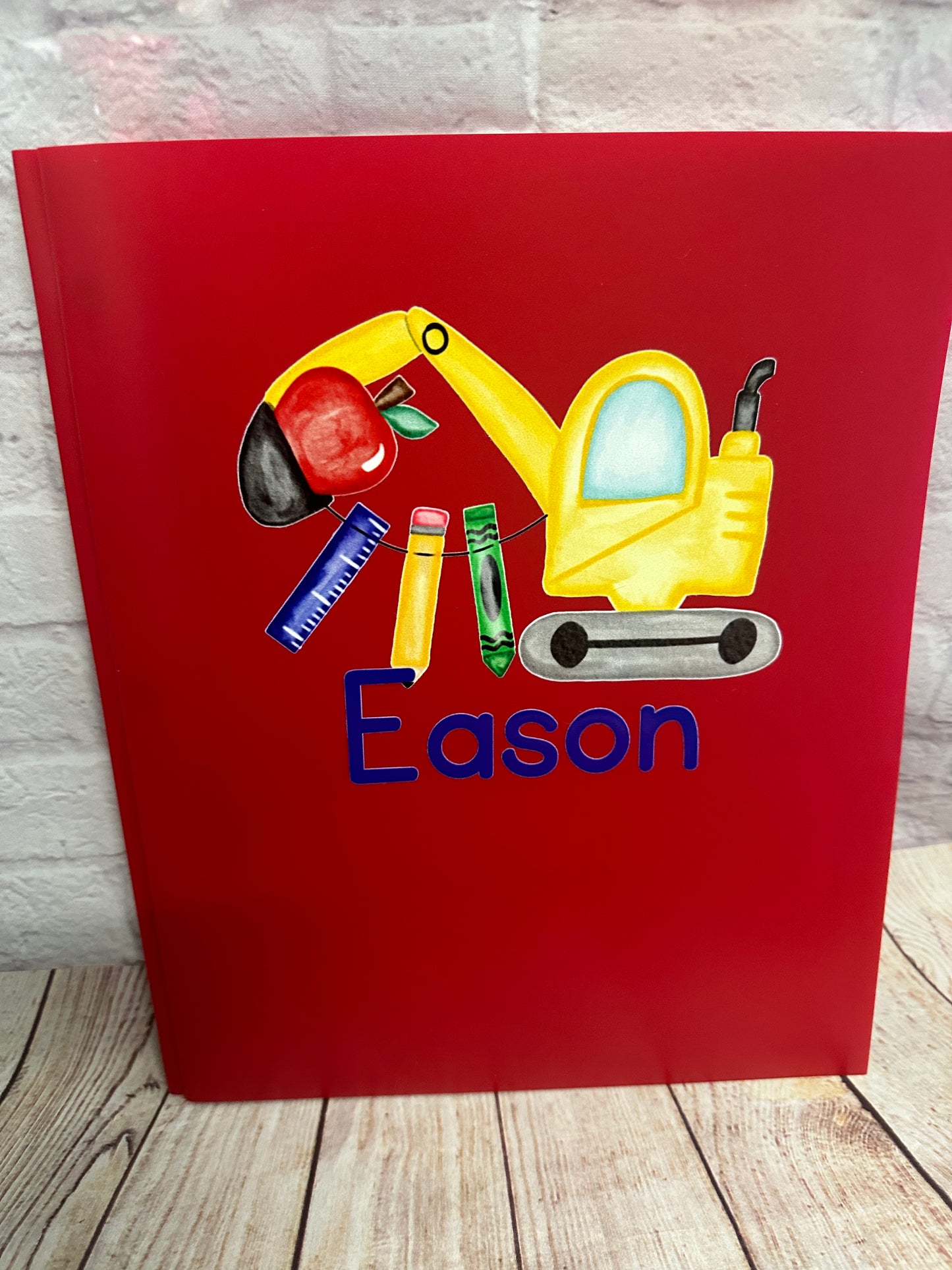 Personalized Plastic Folder (UV DTF)