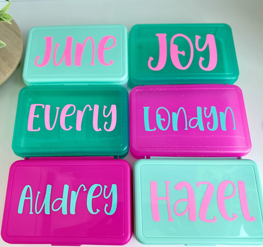Custom Vinyl Pencil Boxes