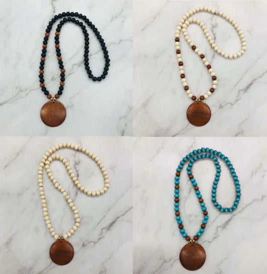 Wood Pendant Necklace/Bracelet